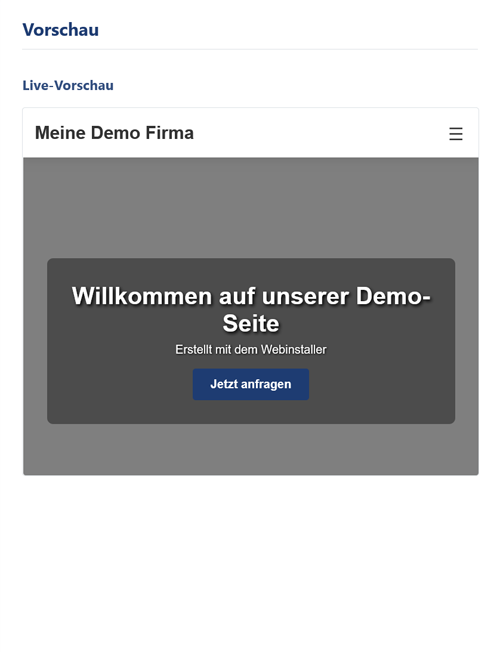 Inhalte eintragen